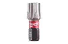 MILWAUKEE Skrutkovacie bity ShW TX50 25 mm – 15 ks