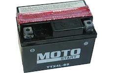 MOTO START Motobatéria MF AGM 12V 3Ah 50A (114x70x86mm) 0,18l T5 