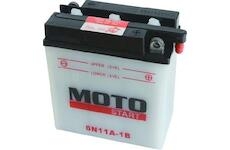 MOTO START Motobatéria Standard 6V 11Ah (122x62x131mm) 0,4l T6 