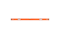 NEO Aluminum spirit level with handle, 3 vials, milled measuring surfaces, 150 cm