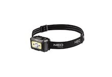 NEO Čelovka nabíjateľná USB 250 lm COB LED + pohybový senzor