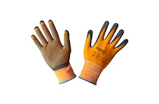 NEO Rukavice pracovné nylon s nitrilovými bodkami 4131X, veľ. 8
