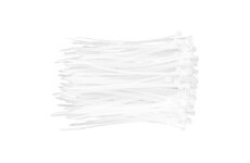 NEO Sťahovacie pásky 3.6 x 300 mm, biely 100 ks