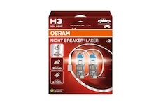 OSRAM Žiarovka 12V H3 55W PK22s NIGHT BREAKER LASER Ecopack /2ks/