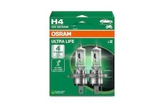 OSRAM Žiarovka 12V H4 60/55W P43t ULTRA LIFE Ecopack /2ks/