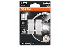 OSRAM Žiarovka 12V LED, P27/7W, W2,5x16q, 1,7W, Cool White, blister /2ks/*DOPREDAJ (náhrada 3157DWP2BL)