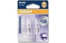 OSRAM Žiarovka 24V W3W W2,1x9,5d na prístrojovku