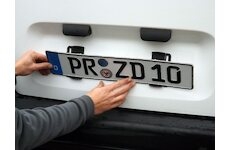 Podložka EČ /špz/Simple Fix osobná - bezrámová 112mm /2ks/