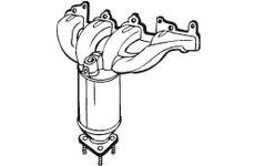 PROAUTO Katalyzátor Opel 1.6 16v, 04'-10' /090-015/ (EURO 4)