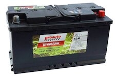 PROAUTO Premium AGM akumulátor 12V 95Ah 810A (353x175x190mm) + PRAVÝ