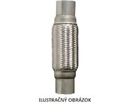 PROAUTO Spojka výfuku pružná 76x150mm, celková dĺžka 260mm
