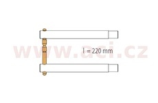 ramena pro bodovací kleště s krytkou PORTASPOT, délka 220 mm (2 ks)