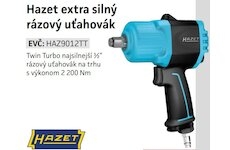 Rázový uťahovák (stlačený vzduch) HAZET 9012TT