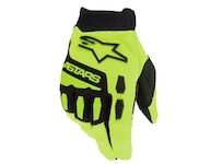 rukavice FULL BORE, ALPINESTARS, dětské (žlutá fluo/černá, vel. 2XS)