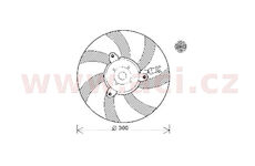 sahara (vrtule 300 mm+motorek 180W) typ VALEO