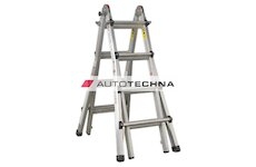 SEALEY Aluminium Telescopic Ladder 4-Way EN 131 Adjustable Height