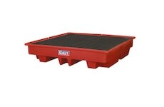 SEALEY Barrel Bund Polyethylene 1280 x 1280 x 275mm
