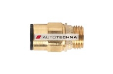 SEALEY Brass SuperThread Straight Adaptor 8mm x 1/4