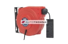 SEALEY Cable Reel System Retractable 10mtr 2 x 230V Socket