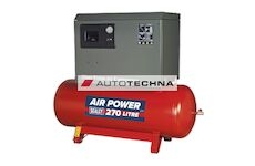 SEALEY Compressor 270ltr Belt Drive 7.5hp 3ph 2-Stage with Cast Cylinders Low Noise