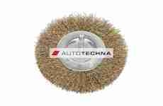 SEALEY Flat Wire Brush O100mm with 6mm Shaft