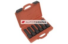 SEALEY Impact 12-Point & TRX-Star Female Deep Socket Set 6pc 3/4