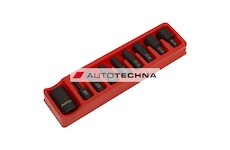 SEALEY Impact Hex Bit & Holder Set 9pc 1/2