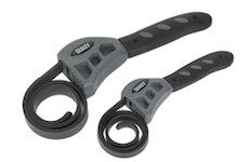 SEALEY Kľúče páskové na olejové filtre (2ks) 120mm, 150mm
