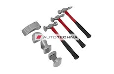 SEALEY Panel Beating Set 7pc Drop-Forged Fibreglass Shafts