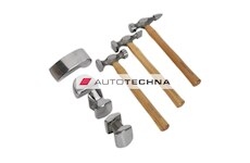 SEALEY Panel Beating Set 7pc Drop-Forged Hickory Shafts