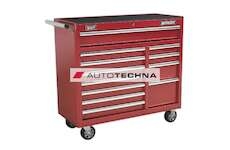 SEALEY Rollcab 12 Drawer with Ball Bearing Runners Heavy-Duty - Red