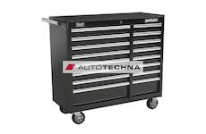 SEALEY Rollcab 16 Drawer with Ball Bearing Runners Heavy-Duty - Black