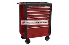 SEALEY Rollcab 7 Drawer with Ball Bearing Slides - Red