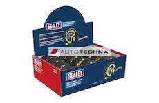 SEALEY Rubber Measuring Tape 5mtr(16ft) x 19mm Metric/Imperial Display Box of 12