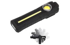 SEALEY Svietidlo nabíjateľné 3v1 5W COB + 3W SMD LED, magnet, hák, stroboskopický efekt