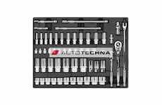 SEALEY Tool Tray with Socket Set 55pc 3/8