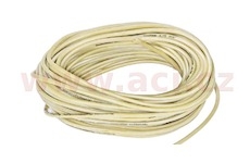 silikonový kabel s průřezem 0,75 mm, žlutá izolace, (cena za 1 m)