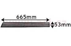 spodní boční lišta zadních dveří černá ORIGINÁL, L