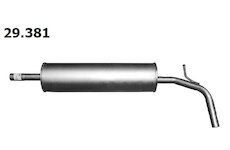 Stredný tlmič výfuku NOVAK 29.381