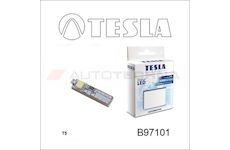 TESLA Žiarovka LED T5 CB, 12V, 25mA, W2x4,6d, balenie 2ks