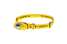 TOPEX Čelová baterka 70 lum, biela + červená, 1xAA