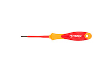 TOPEX Skrutkovač plochý 1000V 2.5 x 75mm