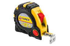 TOPEX Zvinovací meter, ocel 3 m x 19 mm s magnetom