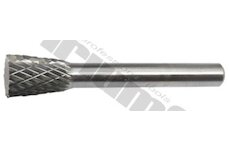 TRIUMF Frézka s valcovou stopkou O 6 mm, tvar zrezaný kužel, O 12 mm, celková dĺžka 65 mm, tvrdokov