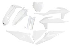 UFO Kompletný plastový KIT KTM SX 125,150,250/ SX-F 250,350,450 2019-2022 biela 20-22