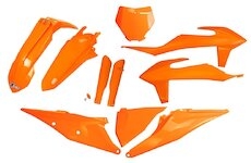 UFO Kompletný plastový KIT KTM SX 125,150,250/ SX-F 250,350,450 2019-2022 oranžová