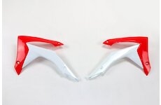 UFO Kryty chladiča Honda CRF 250R 14-17/CRF 450R 13-16 originál červeno-biela