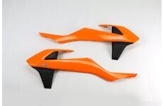 UFO Kryty chladiča KTM SX-SX-F 16-18/EXC-EXC-F 17-19 originál 16 & 18, nie SX 250 16 oranžovo-čierna