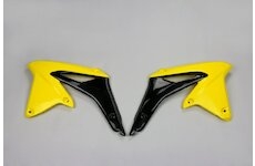 UFO Kryty chladiča Suzuki RMZ 450 08-17 žlto-čierna OE 09-17