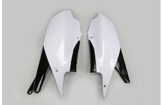 UFO Tabuľky zadné Yamaha YZF 250 19-23/WRF 250 20-25/YZF 450 18-22/WRF 450 19-25 biela